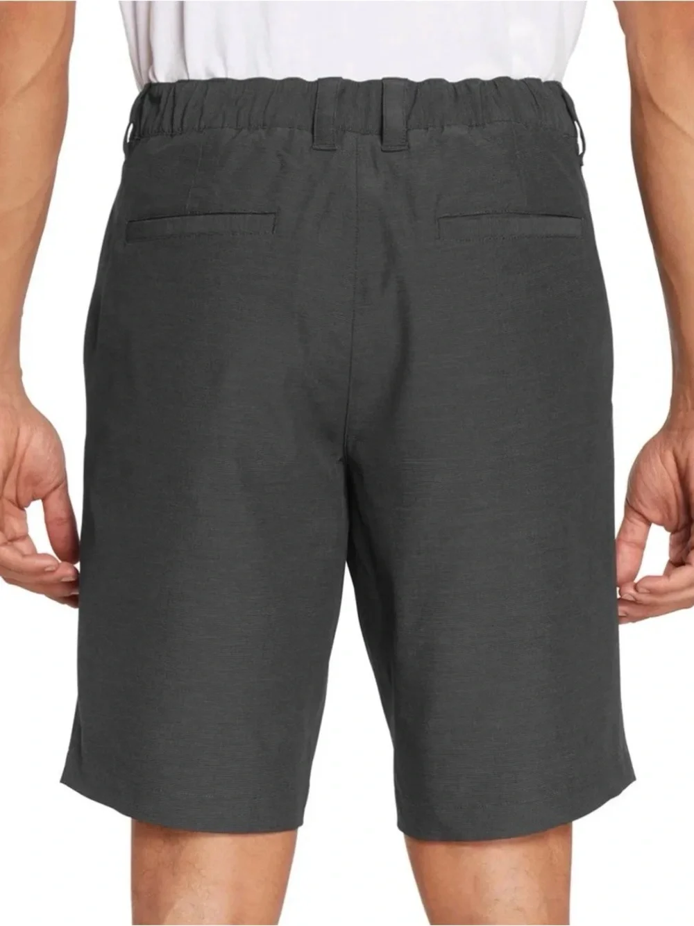 Banana Republic Men's Flat Front Shorts - Charcoal